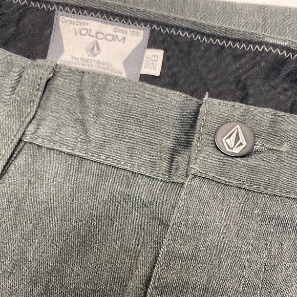 VMONTY Pant Gray Chinos Modern Fit Pocket Men's Size A11313S1 - Picture 3 of 4